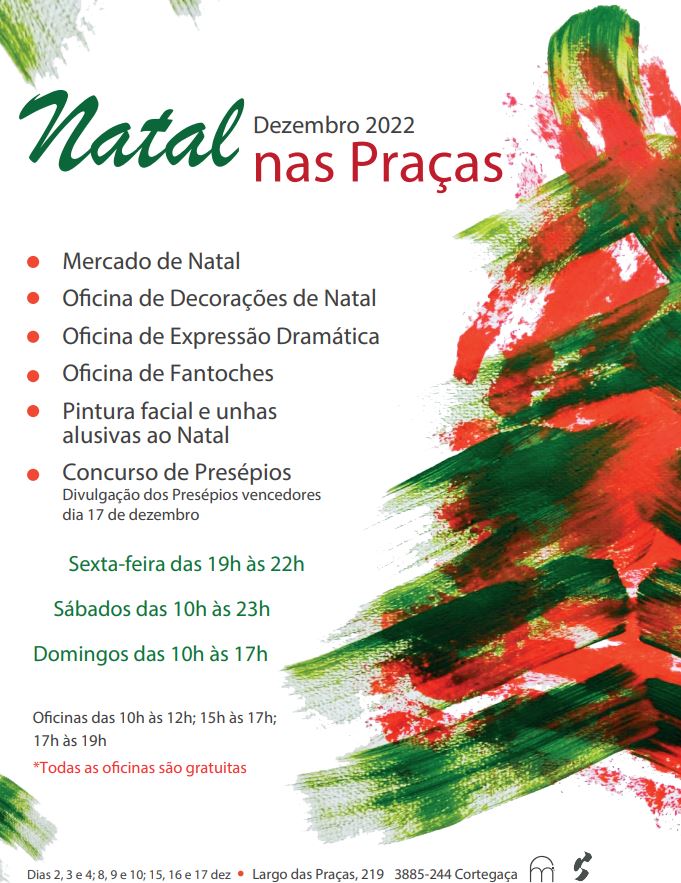 Dezembro - Natal nas Praças | Junta de Freguesia de Cortegaça Dezembro - Natal nas Praças | Junta de Freguesia de Cortegaça